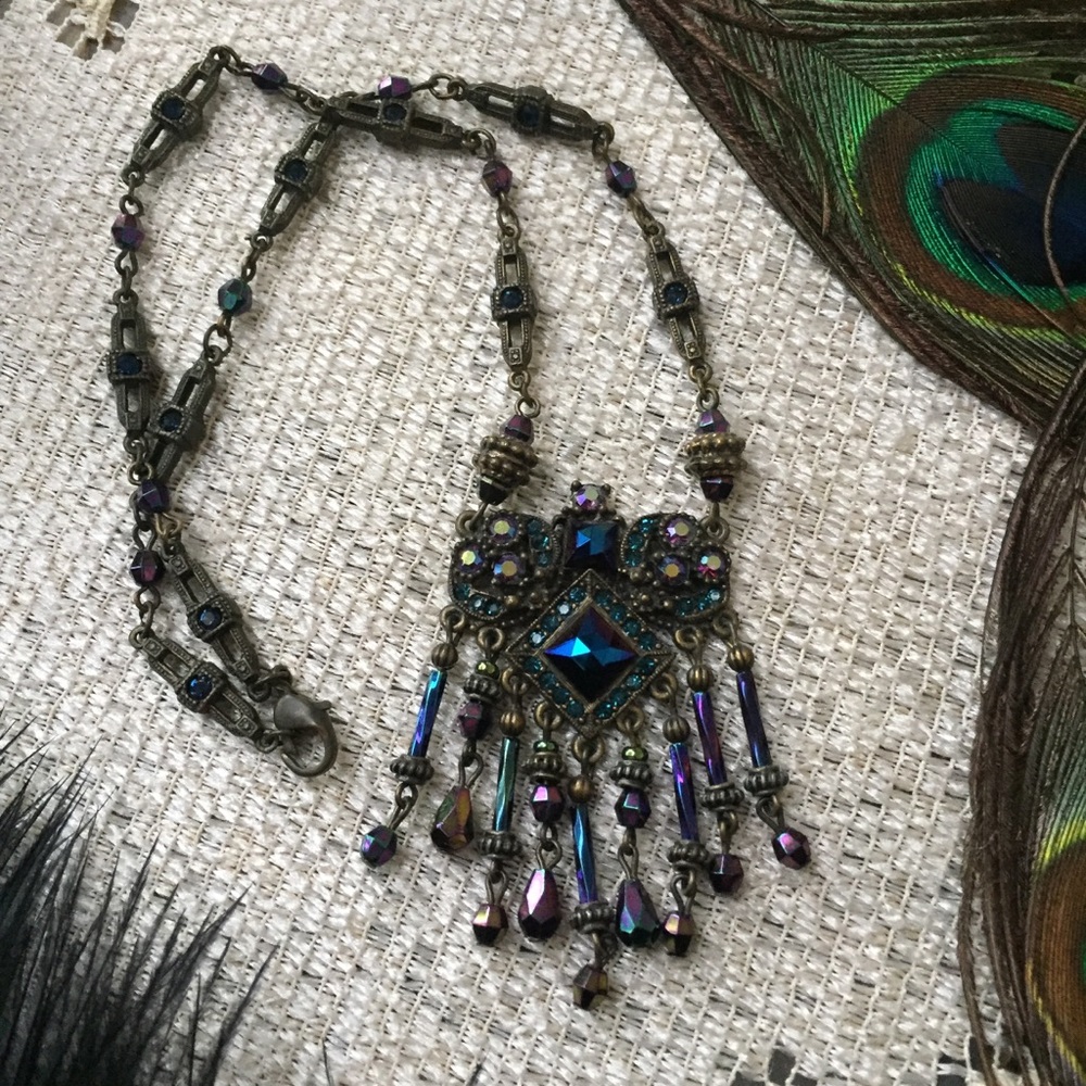 Vintage 1995 Sweet Romance Crystal Necklace